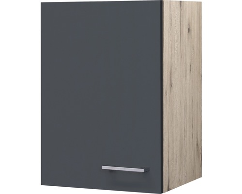 Hängeschrank Flex Well Tiago BxHxT 40x54.8x32 cm Frontfarbe basaltgrau - Korpusfarbe san remo eiche hell Hängeschrank Flex Well Tiago BxHxT 40x54.8x32 cm Frontfarbe basaltgrau - Korpusfarbe san remo eiche hell