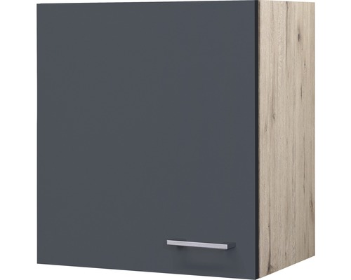 Hängeschrank Flex Well Tiago BxHxT 50x54.8x32 cm Frontfarbe basaltgrau - Korpusfarbe san remo eiche hell Hängeschrank Flex Well Tiago BxHxT 50x54.8x32 cm Frontfarbe basaltgrau - Korpusfarbe san remo eiche hell