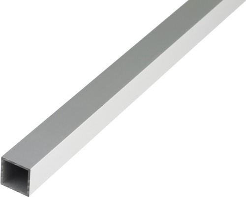 Vierkantrohr Aluminium silber 30 x 30 x 2 x 2 mm 1 m Vierkantrohr aus Aluminium