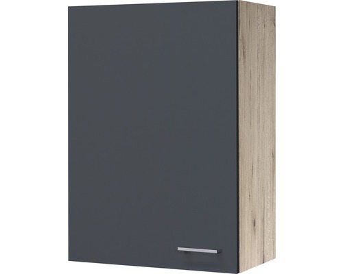 Hängeschrank Flex Well Tiago BxHxT 60x89x32 cm Frontfarbe basaltgrau - Korpusfarbe san remo eiche hell Hängeschrank Flex Well Tiago BxHxT 60x89x32 cm Frontfarbe basaltgrau - Korpusfarbe san remo eiche hell