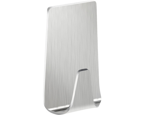 Crochet adhésif métallique pour fixation sur les murs