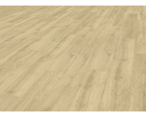 Verlegter Laminatboden mit Holzoptik