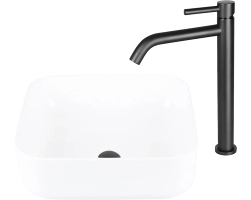 Waschbecken und Armatur für das Badezimmer