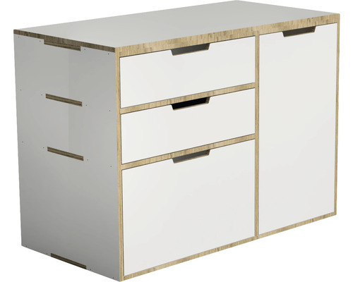 Module de cuisine/armoire Buildify Campingbox Ferdinand pour Ducato/Crafter/Sprinter 500x1000x720 mm (Lxlxh) (sans matériel de montage et de fixation)