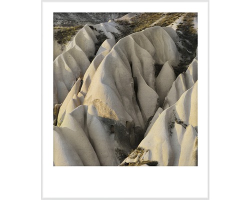 Oeuvre d''art photographique avec des formations rocheuses