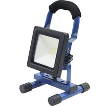 LED Akku Strahler tragbar IP65 10W 800 lm 5000 K neutralweiss schwarz/blau HxBxT 255x140x145 mm-thumb-0