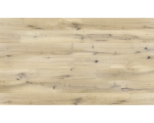 Verlegung von hellem Eichenparkett