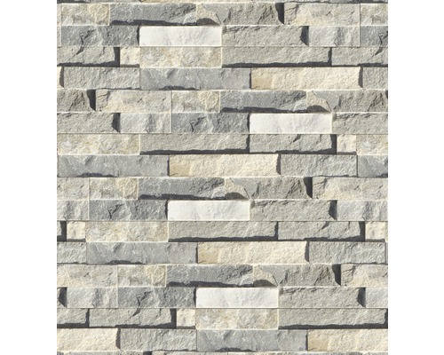 Pierre de parement quartzite Brasil mix, 10x40 cm