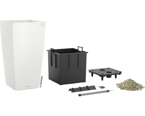 Pot de fleurs avec système d''irrigation et accessoires