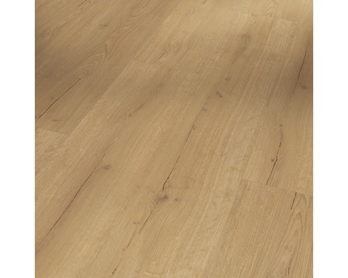 Sol vinyle chêne Infinity naturel plancher de maison de campagne liaison clipsée 1207 x 216 x 9.4 mm