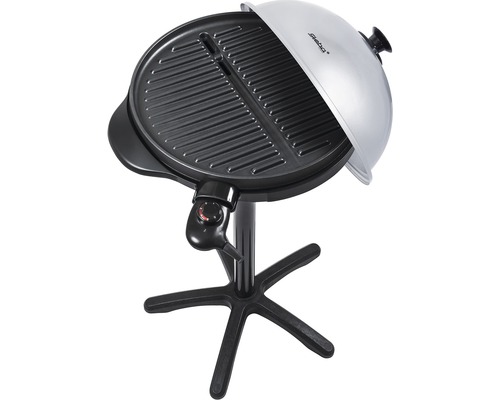 Elektrischer Standgrill mit Deckel und Temperaturregler