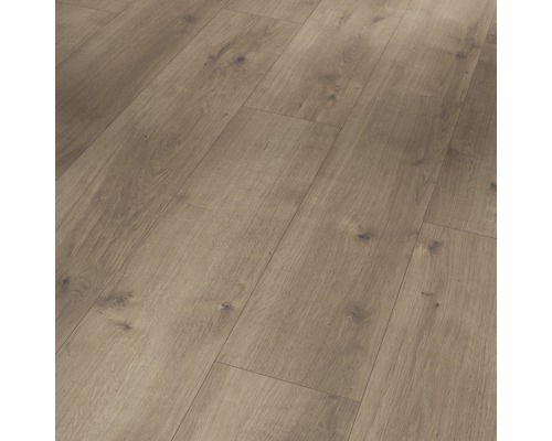 Sol design Modular ONE chêne Pure gris perle plancher de maison de campagne liaison clipsée 1285 x 194 x 8.0 mm