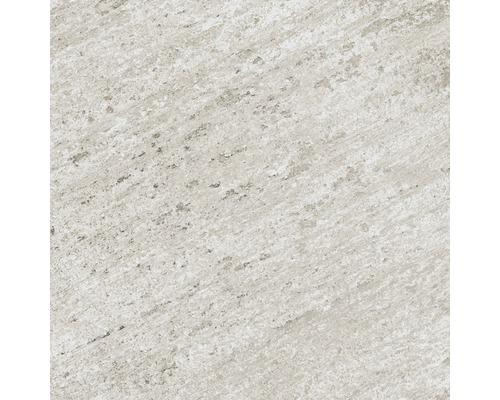 Nahaufnahme einer beigen Bodenfliese mit strukturierter Oberfläche