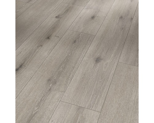 Sol design Modular ONE chêne Urban gris cérusé plancher de maison de campagne liaison clipsée 1285 x 194 x 8.0 mm