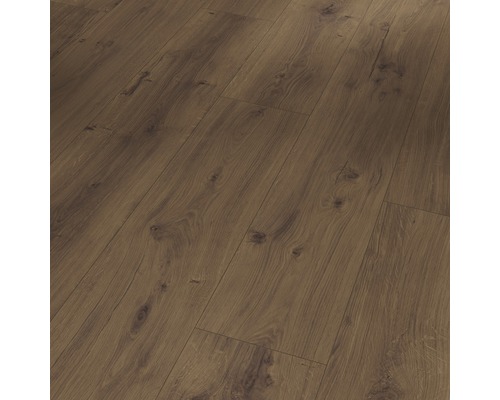 Sol design Modular ONE chêne Spirit fumé plancher de maison de campagne liaison clipsée 1285 x 194 x 8.0 mm