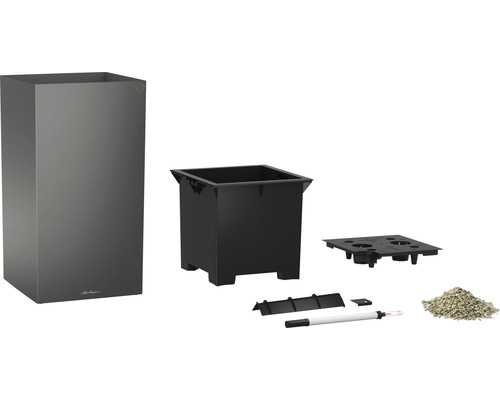 Pot de fleurs avec système d''irrigation et accessoires