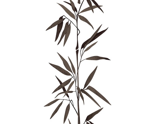 Panneau autocollant Pop.up 94273-2 bambou marron Motif de bambou sur papier peint
