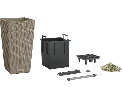 Blumenkasten mit Bewässerungssystem und Zubehör