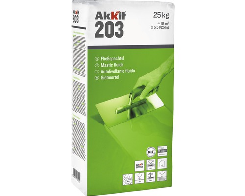 Akkit 203 Fliessspachtel CT C25 F6 25 kg-0