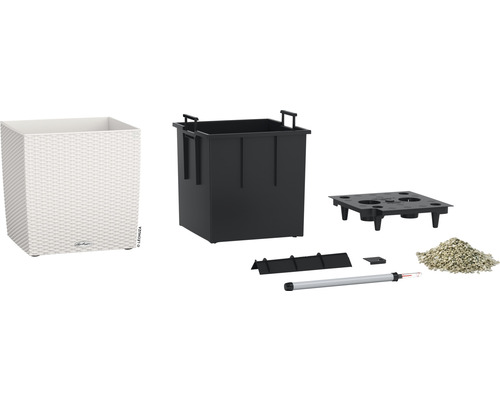 Pflanzgefäß-Set mit Innentopf, Bewässerungssystem und Zubehör