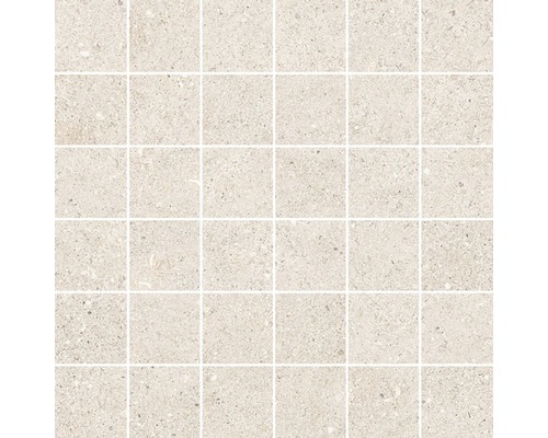 Feinsteinzeug Mosaik Sassi beige 30x30 cm