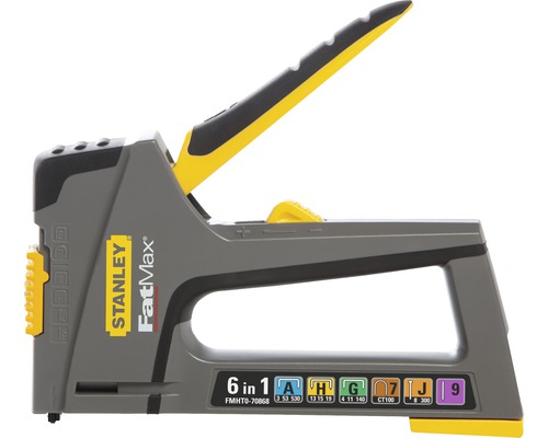 Stanley Handtacker 6-in-1 FatMax TR75 inklusive Klammer- und Nagelsortiment Stanley FatMax 6-in-1 Handtacker