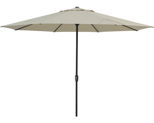 Parasol déporté Nancy Soluna Ø 400 cm polyester (PES) écru