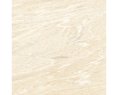 Carrelage sol et mur en grès-cérame fin Sahara 60x60 cm crème