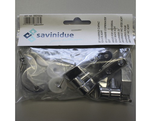 Savinidue Charnières pour abattants WC universels souples en lot