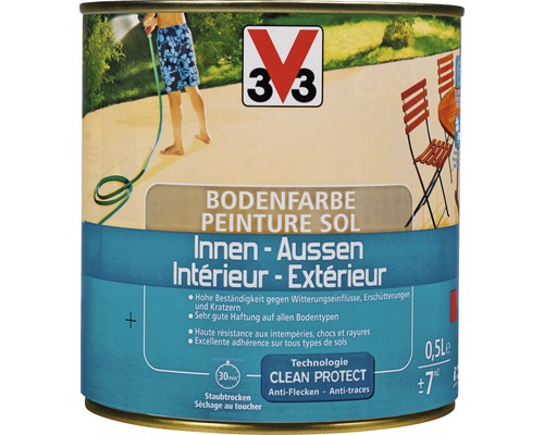 Bodenfarbe für Innen und Aussen in einer 0,5 Liter Dose