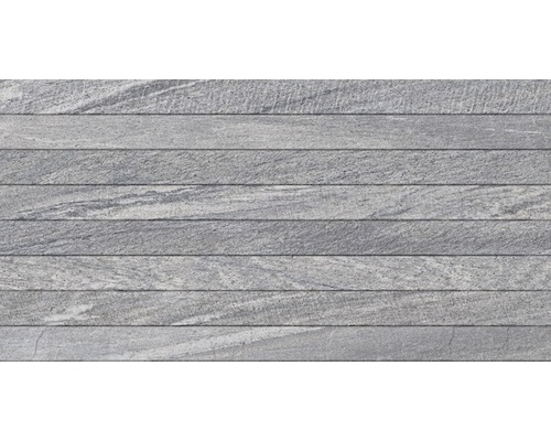 Feinsteinzeug Dekorfliese Sahara gris 32x62.5 cm