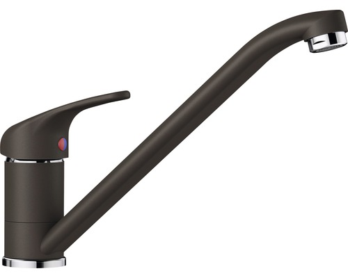 Robinetterie de cuisine haute pression Blanco DARAS aspect Silgranit café 517729 Robinet de cuisine brun avec mitigeur monocommande