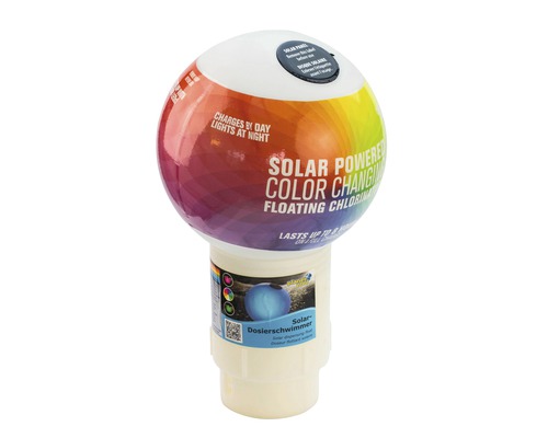 Solarbetriebener, farbwechselnder, schwimmender Chlorinator für den Pool