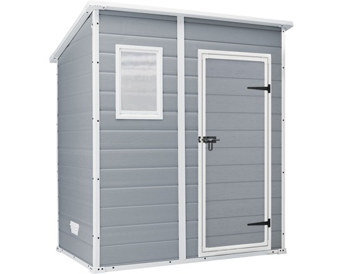 Gartenschuppen mit Tür und Fenster