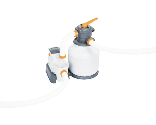 Groupe de filtration à sable avec minuterie Bestway® Flowclear™ 8.327 l/h, 280 W Filtre à sable pour piscines