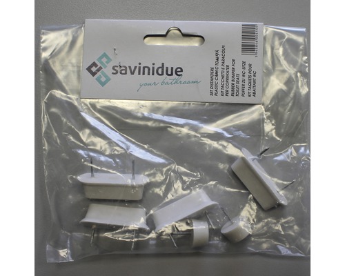 Savinidue Puffer Set für WC Sitze in Plastikverpackung