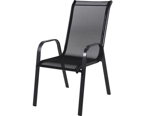 Gartenstuhl mit Armlehnen und Textilbespannung