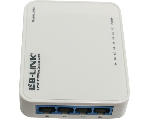 EB-LINK Commutateur de bureau 8 ports 10/100 Mbps
