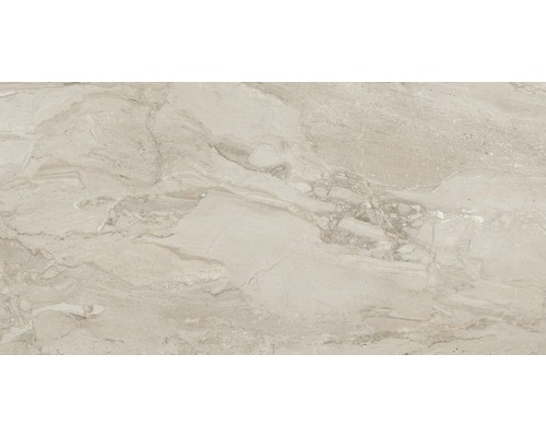 Feinsteinzeug Wand- und Bodenfliese Sicilia Avorio poliert beige 60x120 cm