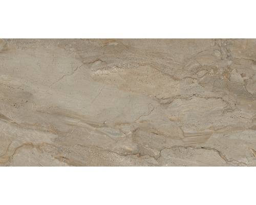 Feinsteinzeug Wand- und Bodenfliese Sicilia Miele poliert braun 60x120 cm Feinsteinzeug Wand- und Bodenfliese Sicilia Miele poliert braun 60x120 cm