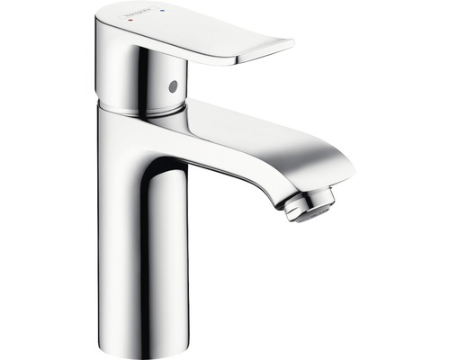 Mitigeur de lavabo Metris de hansgrohe 110 avec robinetterie d'évacuation à barre de traction 31080000