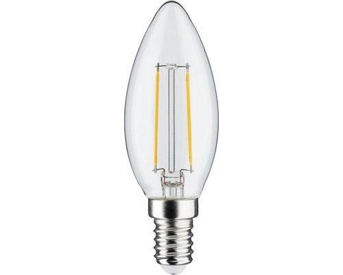Ampoule flamme LED C35 à intensité lumineuse variable à 3 niveaux transparent E14 2,5W(25W) 250 lm 2700 K blanc chaud Paulmann 285.72