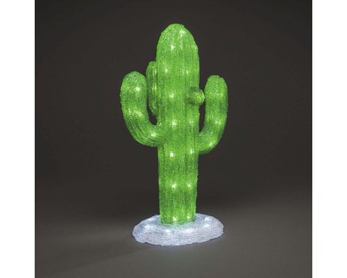 LED Acryl Kaktus Konstsmide kaltweiss