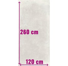 XXL Feinsteinzeug Wand- und Bodenfliese Greenwich perla matt grau 120x260 cm 6 mm-thumb-0