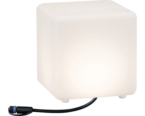 Corps lumineux cubique lumineux avec connexion par câble