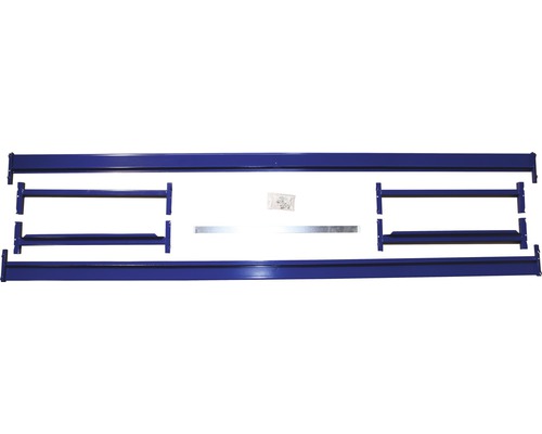 Kit de construction d''étagères avec tablettes et matériel de fixation