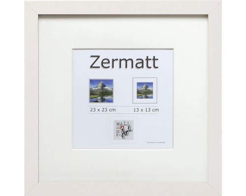Objektrahmen Zermatt weiß 23x23 cm