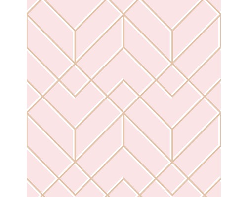 Papier peint à motif géométrique