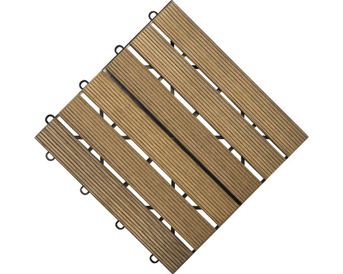 Dalle de terrasse en composite bois