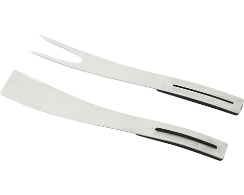 Spatule et fourchette à griller en acier inoxydable
